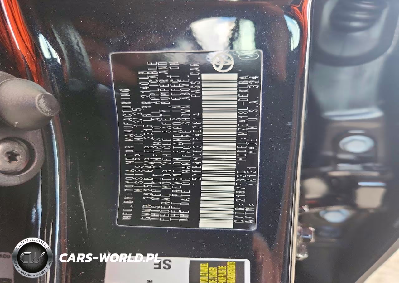 2026 Toyota Corolla Le VIN:5YFB4MDE2TP407614 - 12
