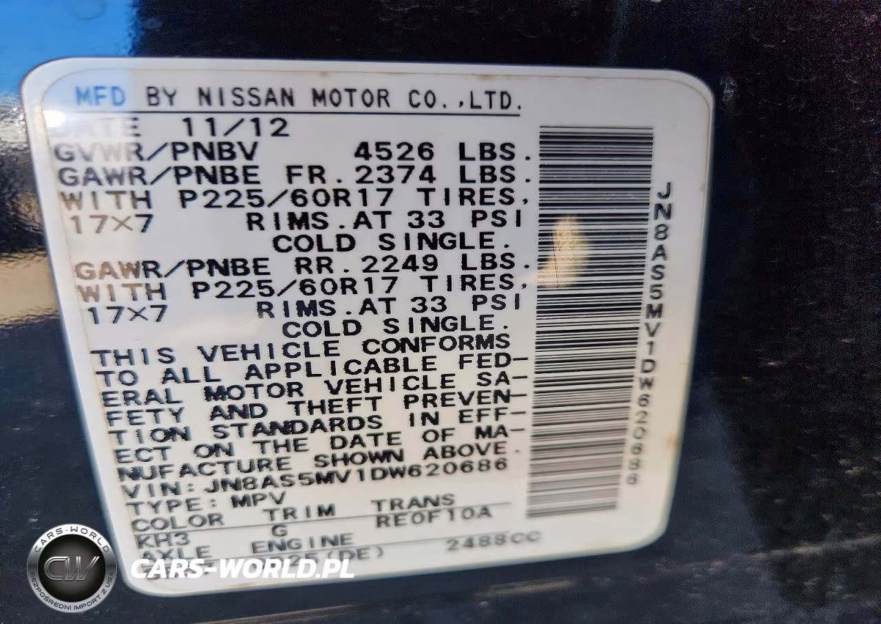 2013 Nissan Rogue S VIN:JN8AS5MV1DW620686 - 14