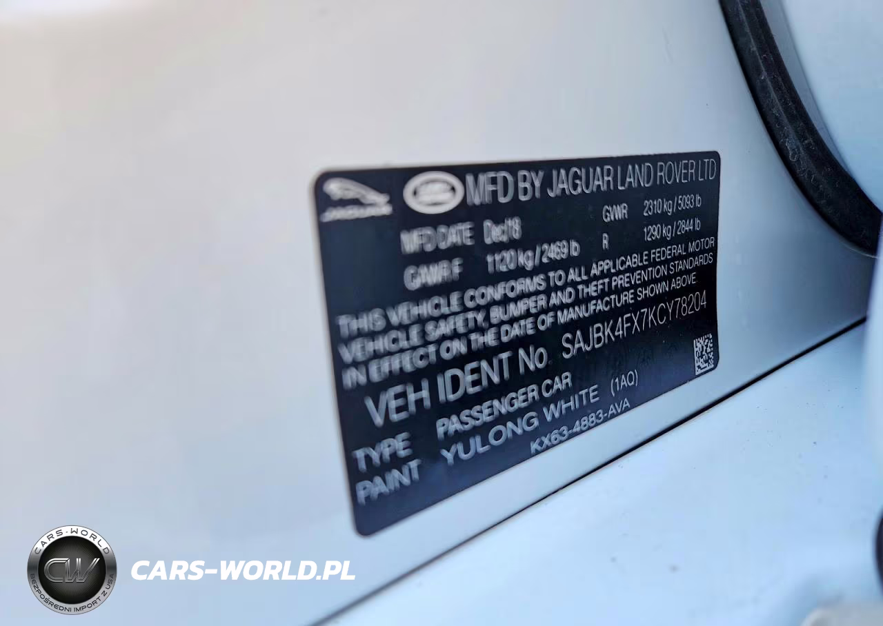 2019 Jaguar Xf Prestige VIN:SAJBK4FX7KCY78204 - 12
