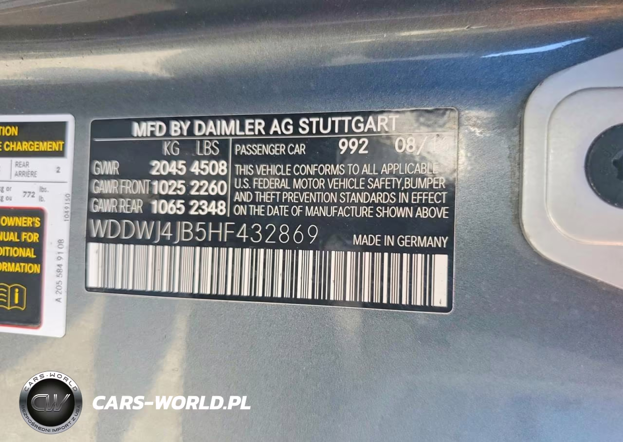 2017 Mercedes-Benz C 300 VIN:WDDWJ4JB5HF432869 - 12