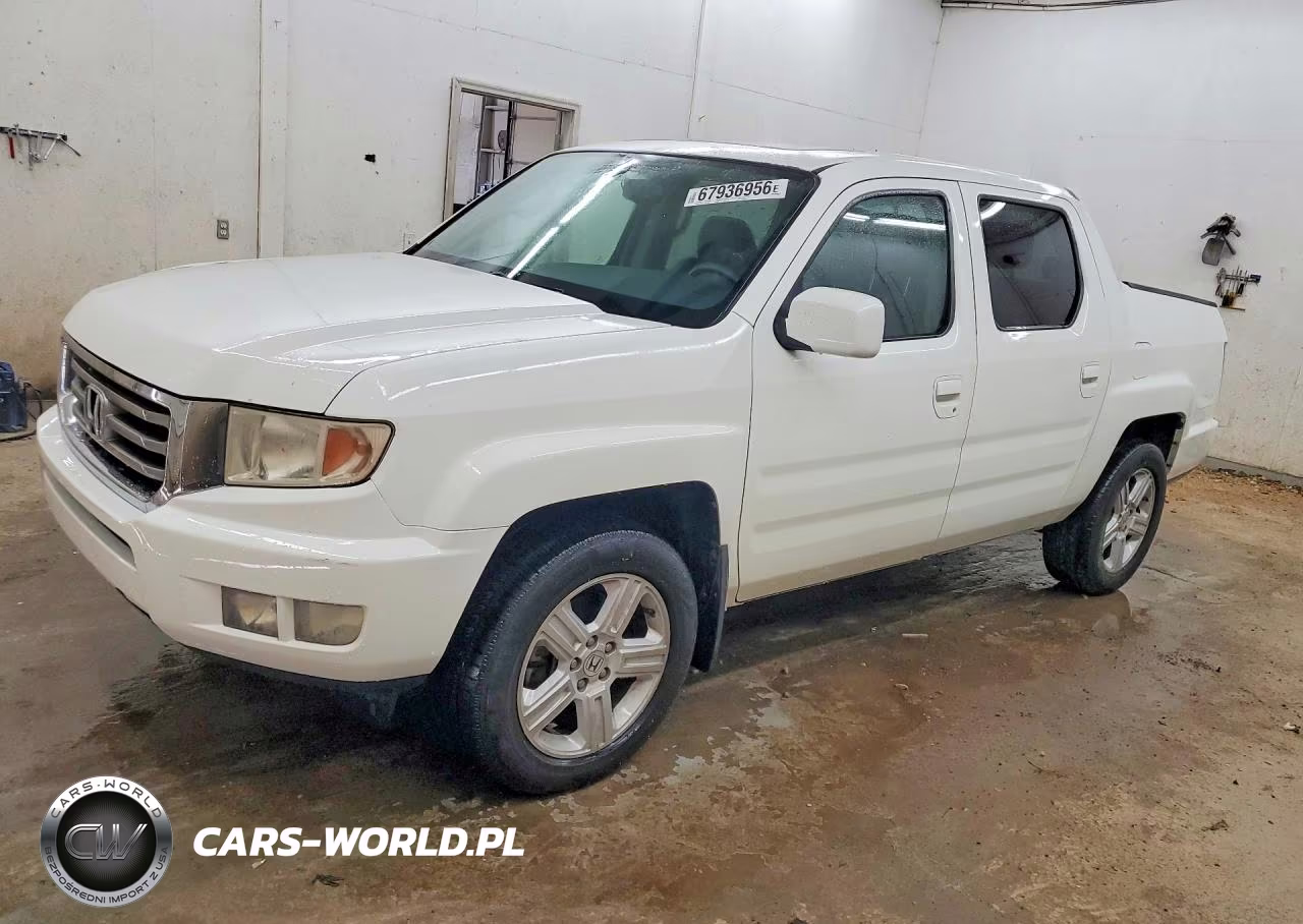 2014 Honda Ridgeline Rtl VIN:5FPYK1F58EB001709 - 1
