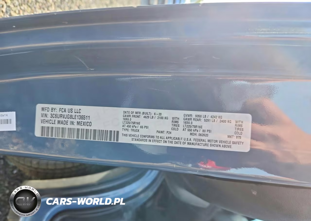 2020 Ram Promaster 3500 3500 High VIN:3C6URVJG8LE136511 - 13