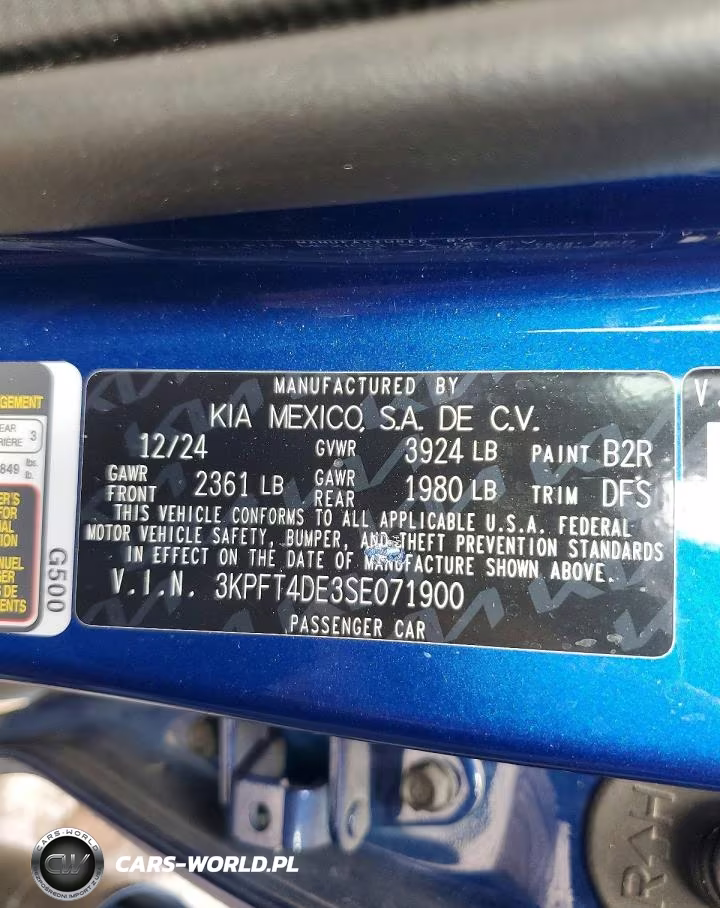 2025 Kia K4 Lxs VIN:3KPFT4DE3SE071900 - 12