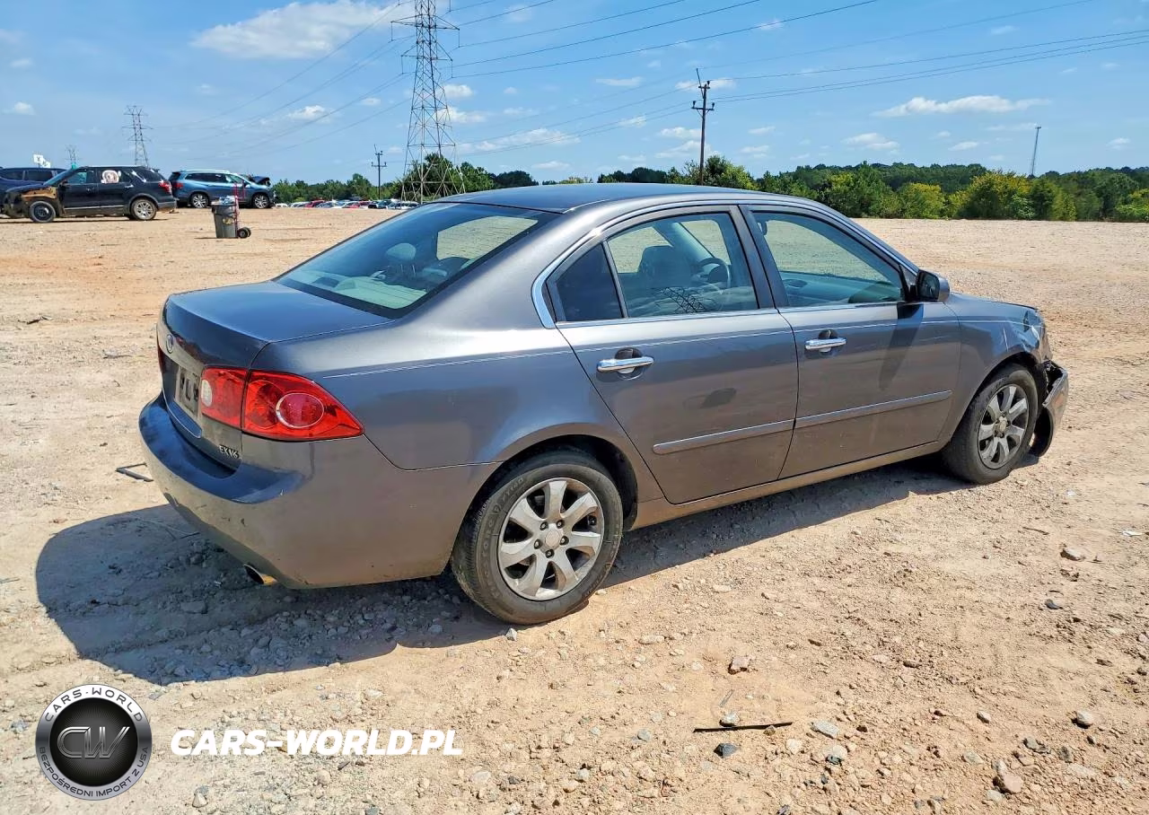 2008 Kia Optima Lx VIN:KNAGE124985244280 - 3