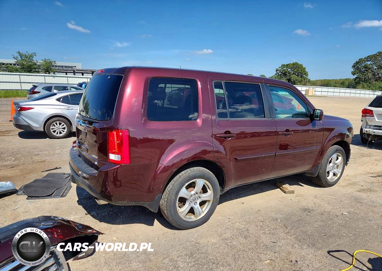 2015 Honda Pilot Exln VIN:5FNYF4H71FB034792 - 3