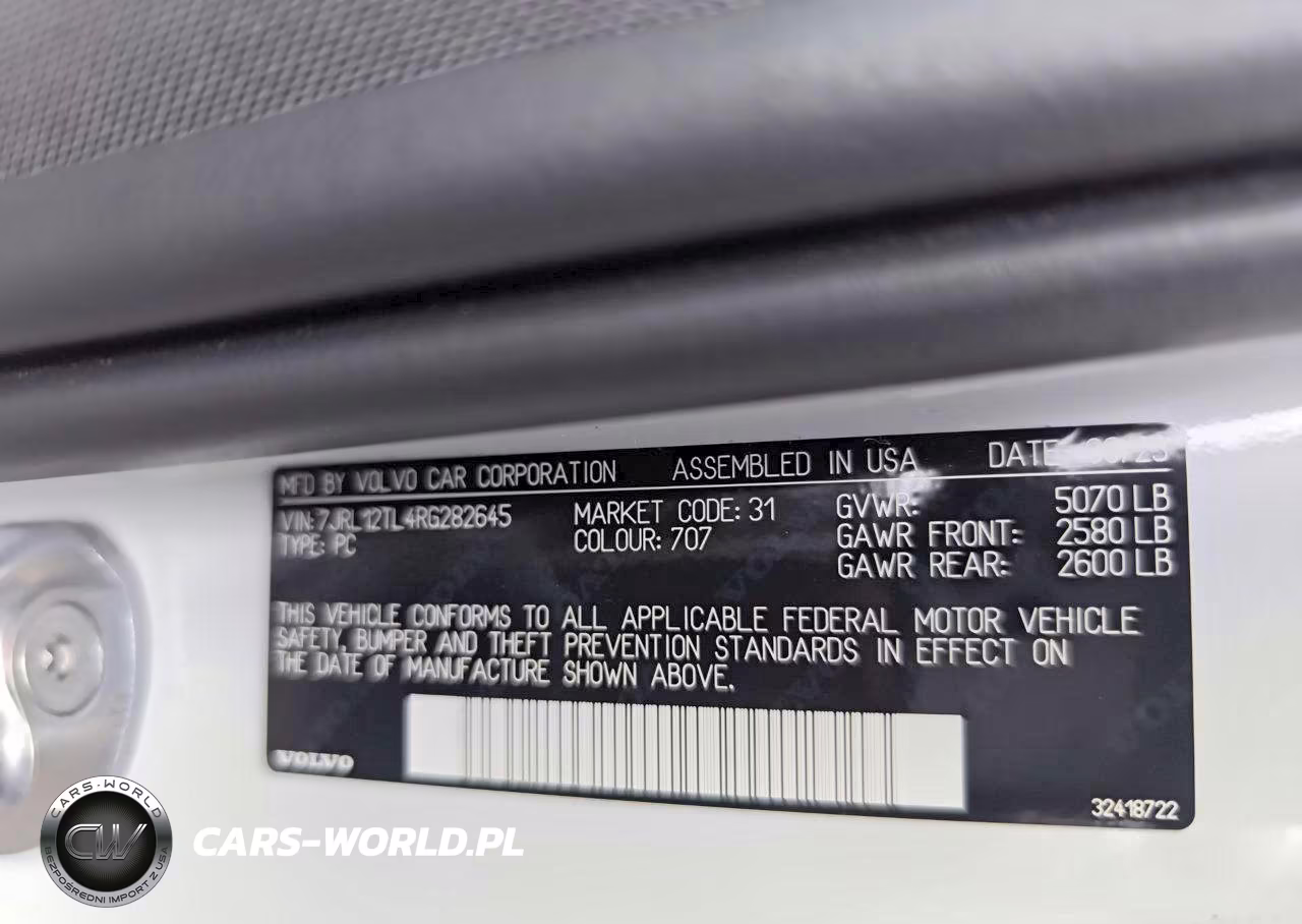 2024 Volvo S60 Plus VIN:7JRL12TL4RG282645 - 14