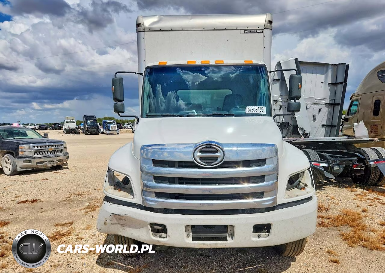 2019 Hino 258-268 Box Truck VIN:5PVNE8JV0K4S57252 - 5