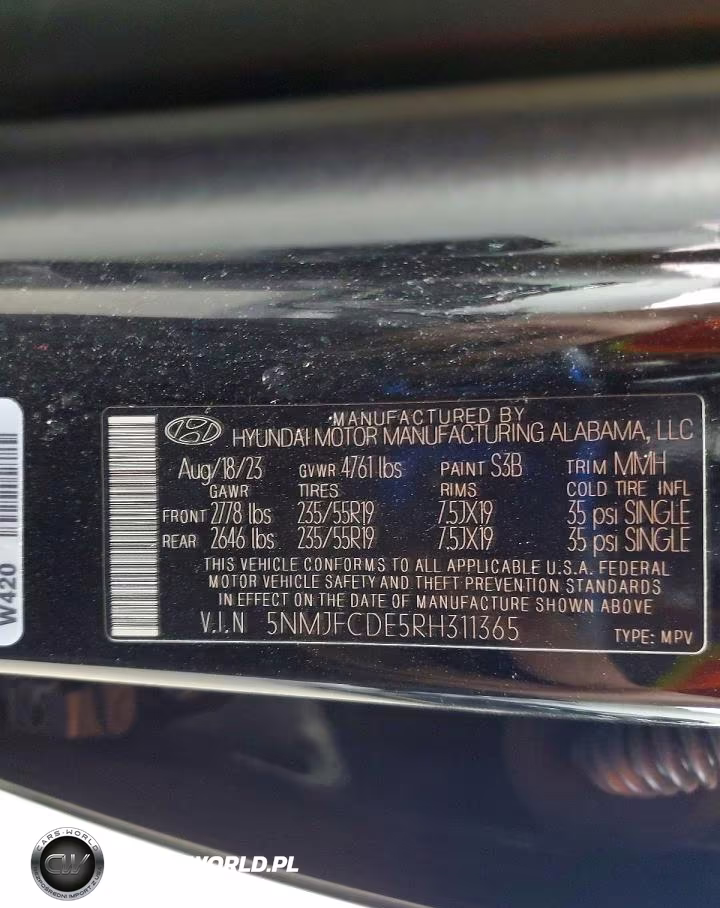 2024 Hyundai Tucson Sel VIN:5NMJFCDE5RH311365 - 13