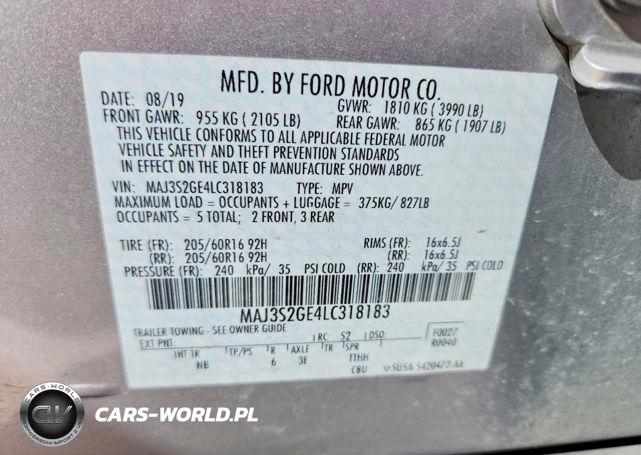 2020 Ford Ecosport Se VIN:MAJ3S2GE4LC318183 - 13