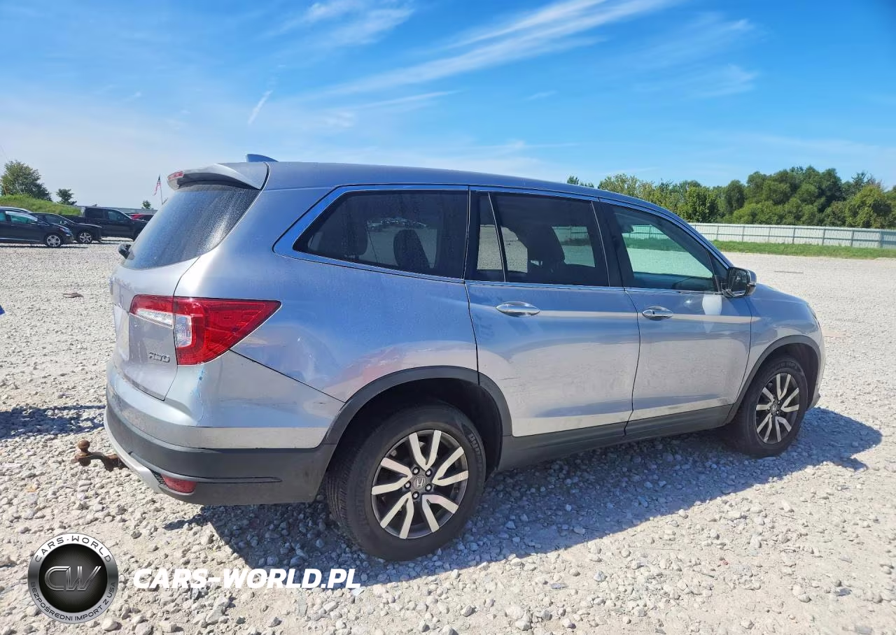 2021 Honda Pilot Exl VIN:5FNYF6H59MB009730 - 3
