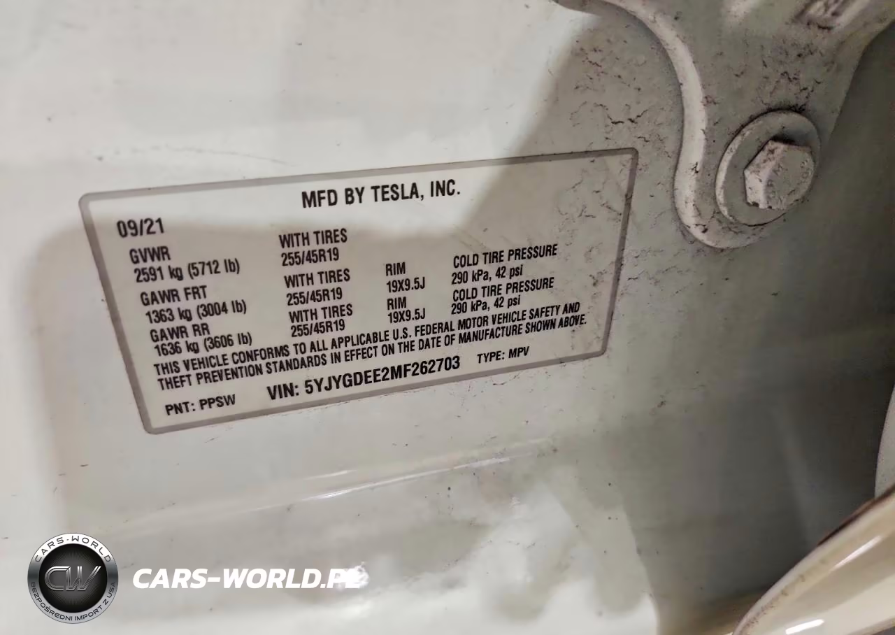 2021 Tesla Model Y VIN:5YJYGDEE2MF262703 - 13