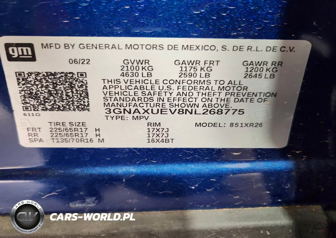 2022 Chevrolet Equinox Lt VIN:3GNAXUEV8NL268775 - 13
