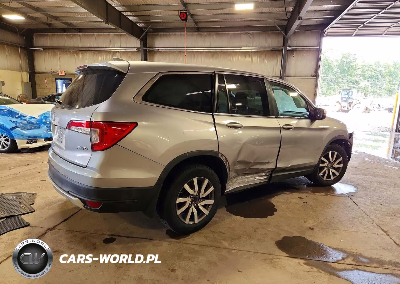 2020 Honda Pilot Exl VIN:5FNYF6H50LB069376 - 3