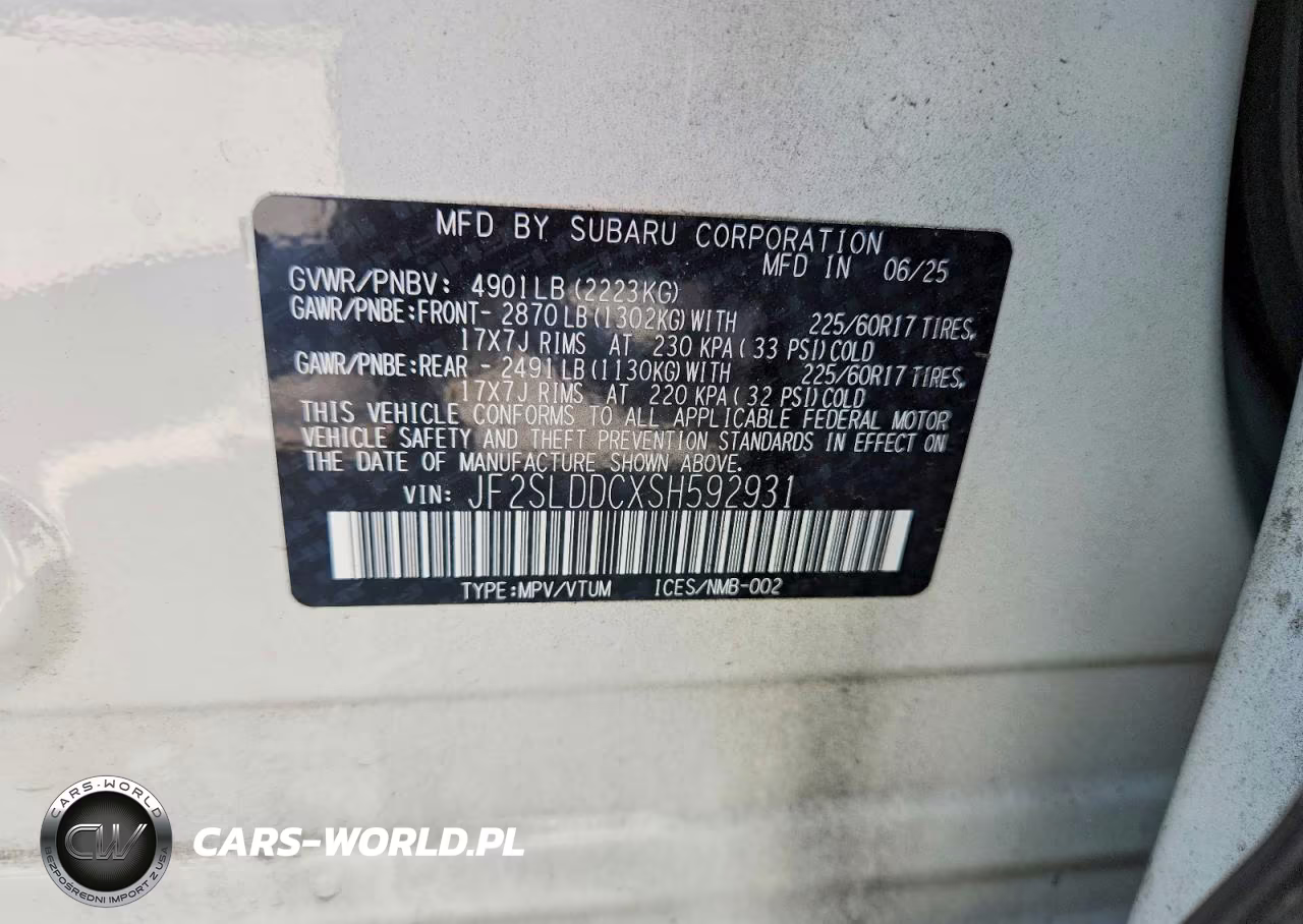 2025 Subaru Forester Premium VIN:JF2SLDDCXSH592931 - 13