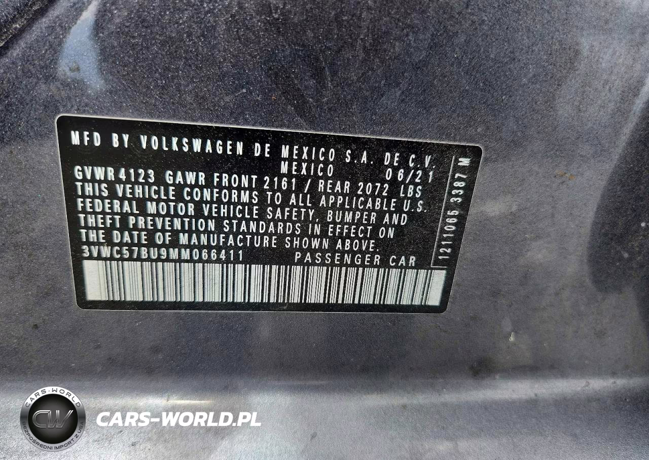 2021 Volkswagen Jetta S VIN:3VWC57BU9MM066411 - 12