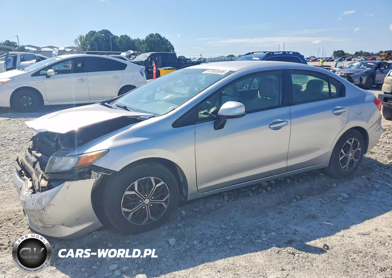 2012 Honda Civic Lx VIN:19XFB2F55CE107558 - 1