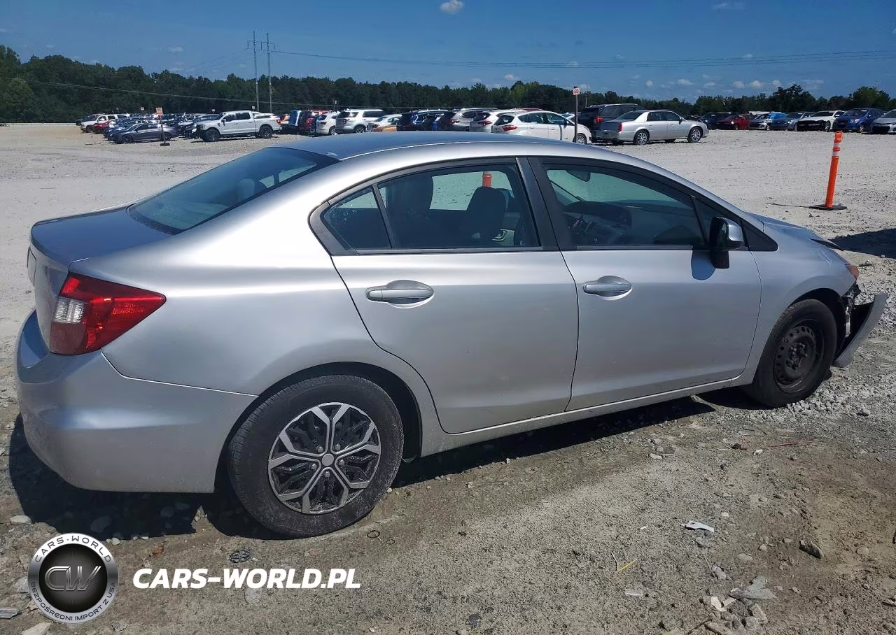 2012 Honda Civic Lx VIN:19XFB2F55CE107558 - 3