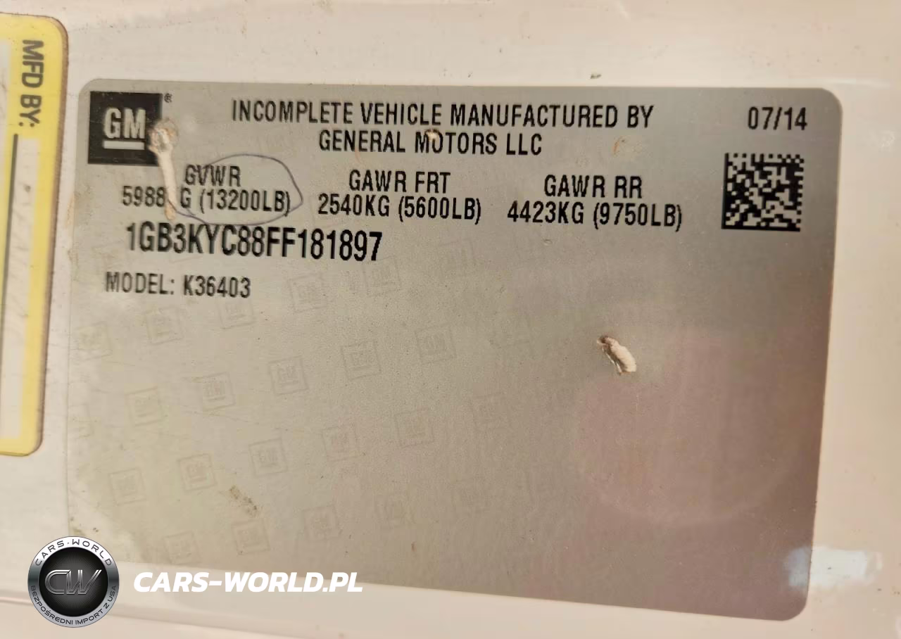 2015 Chevrolet Silverado K3500 VIN:1GB3KYC88FF181897 - 12