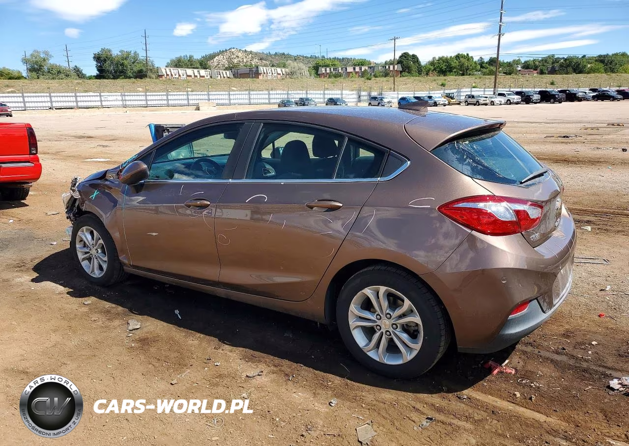 2019 Chevrolet Cruze Lt VIN:3G1BE6SM3KS558393 - 2
