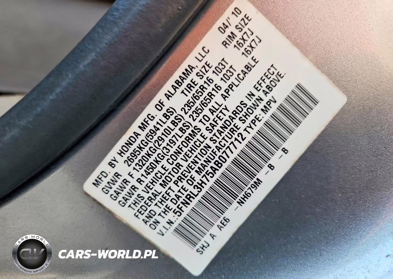 2010 Honda Odyssey Exl VIN:5FNRL3H75AB077712 - 13