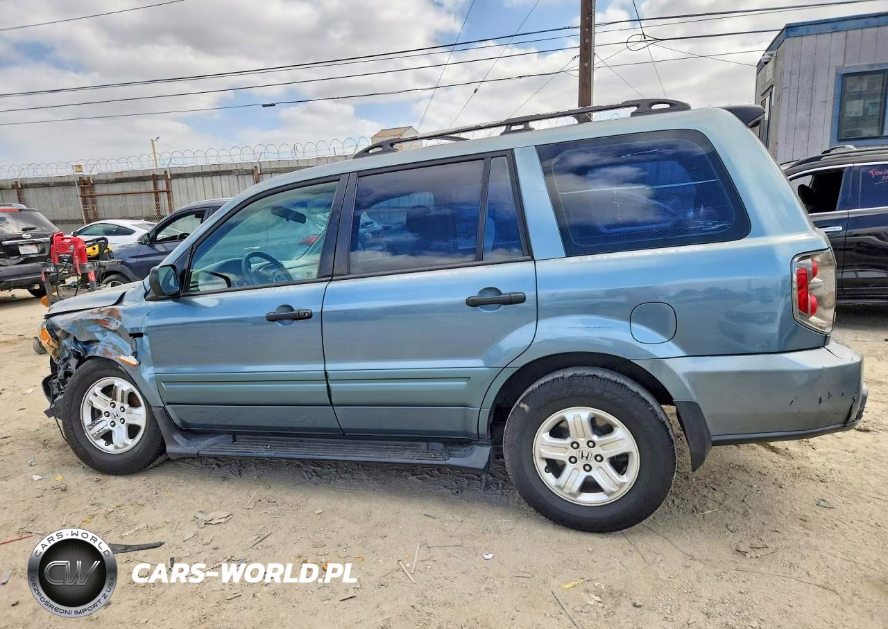 2007 Honda Pilot Lx VIN:2HKYF18187H533618 - 2