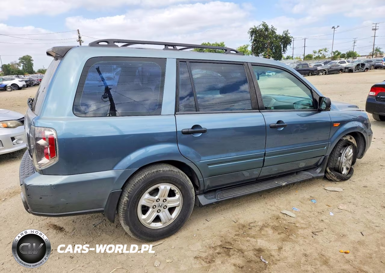 2007 Honda Pilot Lx VIN:2HKYF18187H533618 - 3