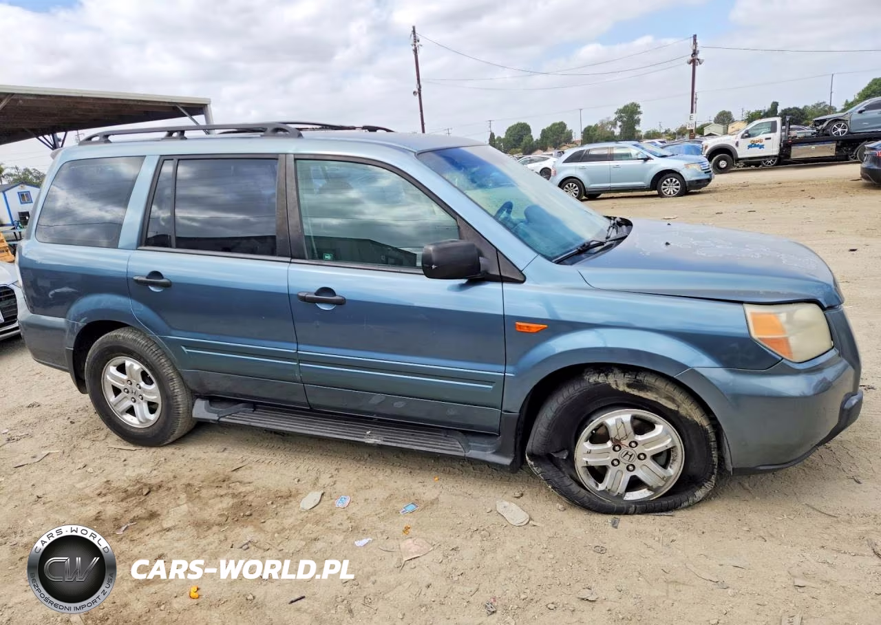 2007 Honda Pilot Lx VIN:2HKYF18187H533618 - 4
