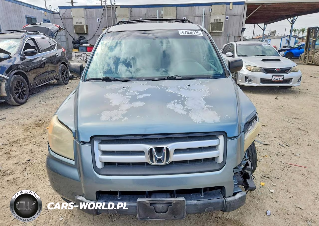 2007 Honda Pilot Lx VIN:2HKYF18187H533618 - 5