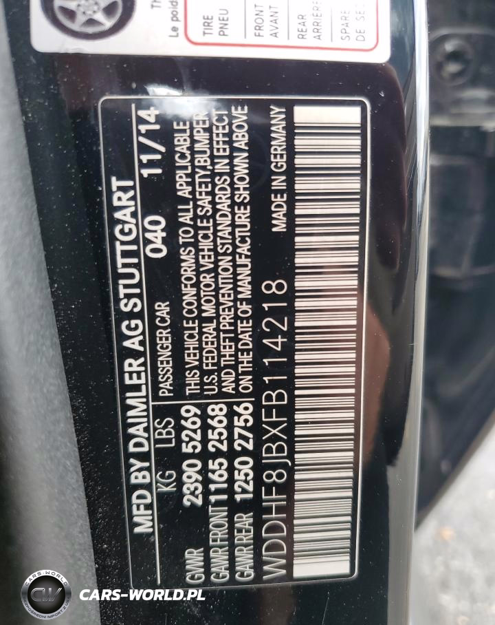 2015 Mercedes-Benz E-Class E3 VIN:WDDHF8JBXFB114218 - 12