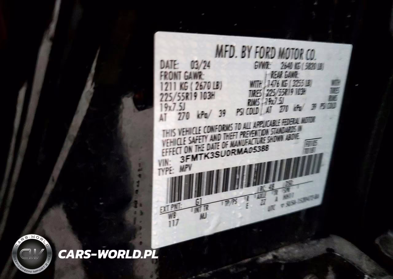 2024 Ford Mustang Mach-E Premium VIN:3FMTK3SU0RMA05388 - 13