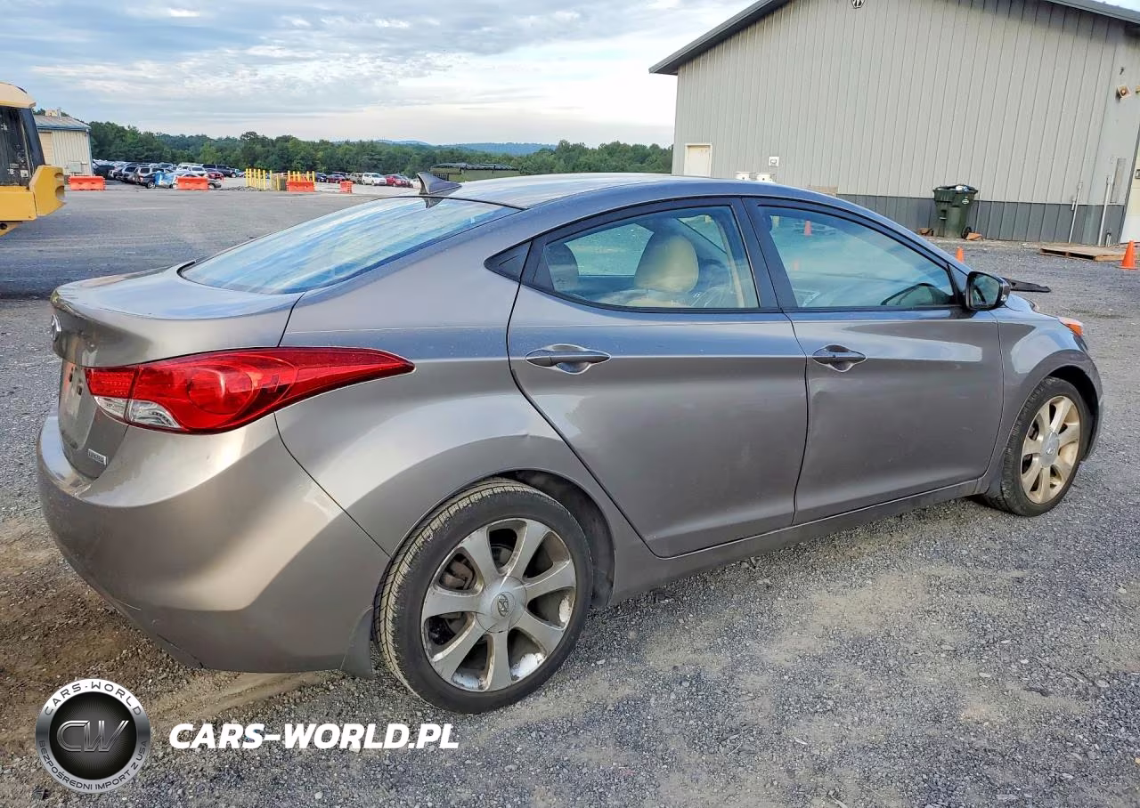 2012 Hyundai Elantra Limited VIN:5NPDH4AE7CH105024 - 3
