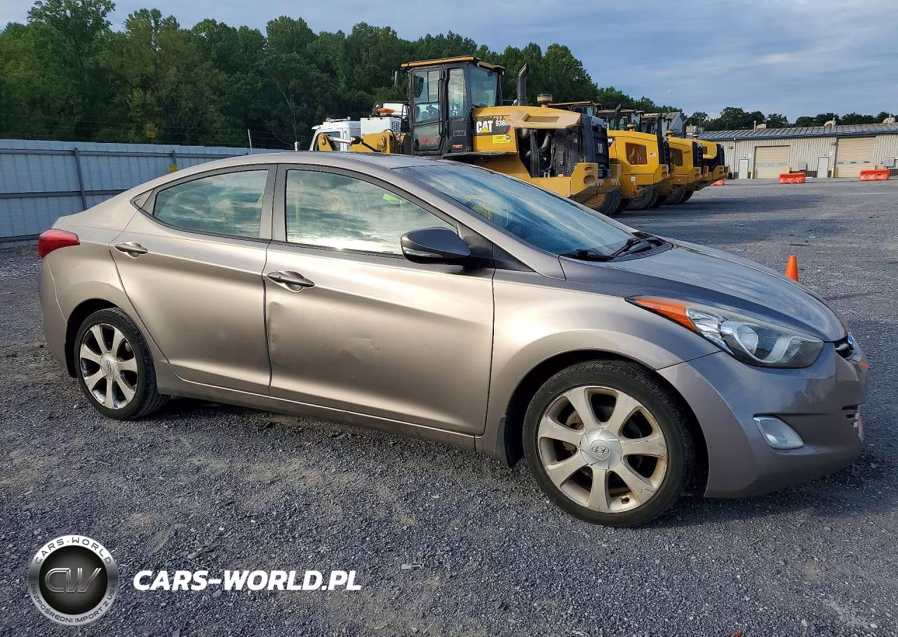 2012 Hyundai Elantra Limited VIN:5NPDH4AE7CH105024 - 4