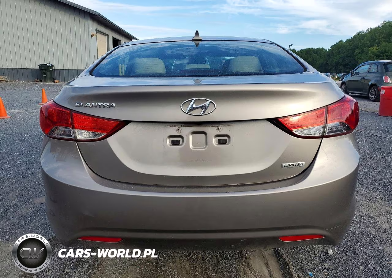 2012 Hyundai Elantra Limited VIN:5NPDH4AE7CH105024 - 6