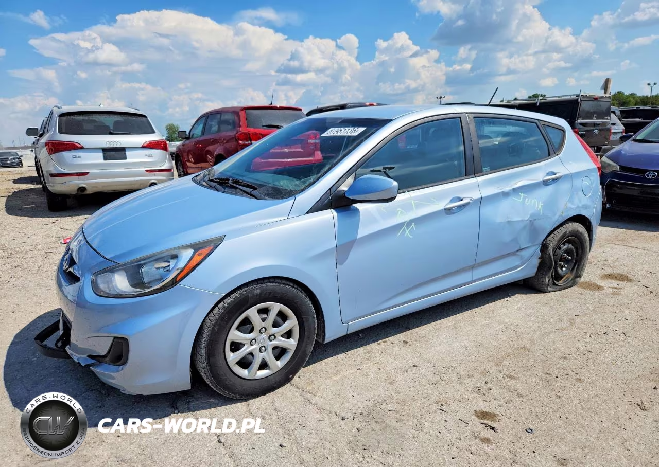 2014 Hyundai Accent Gs VIN:KMHCT5AE3EU167217 - 1
