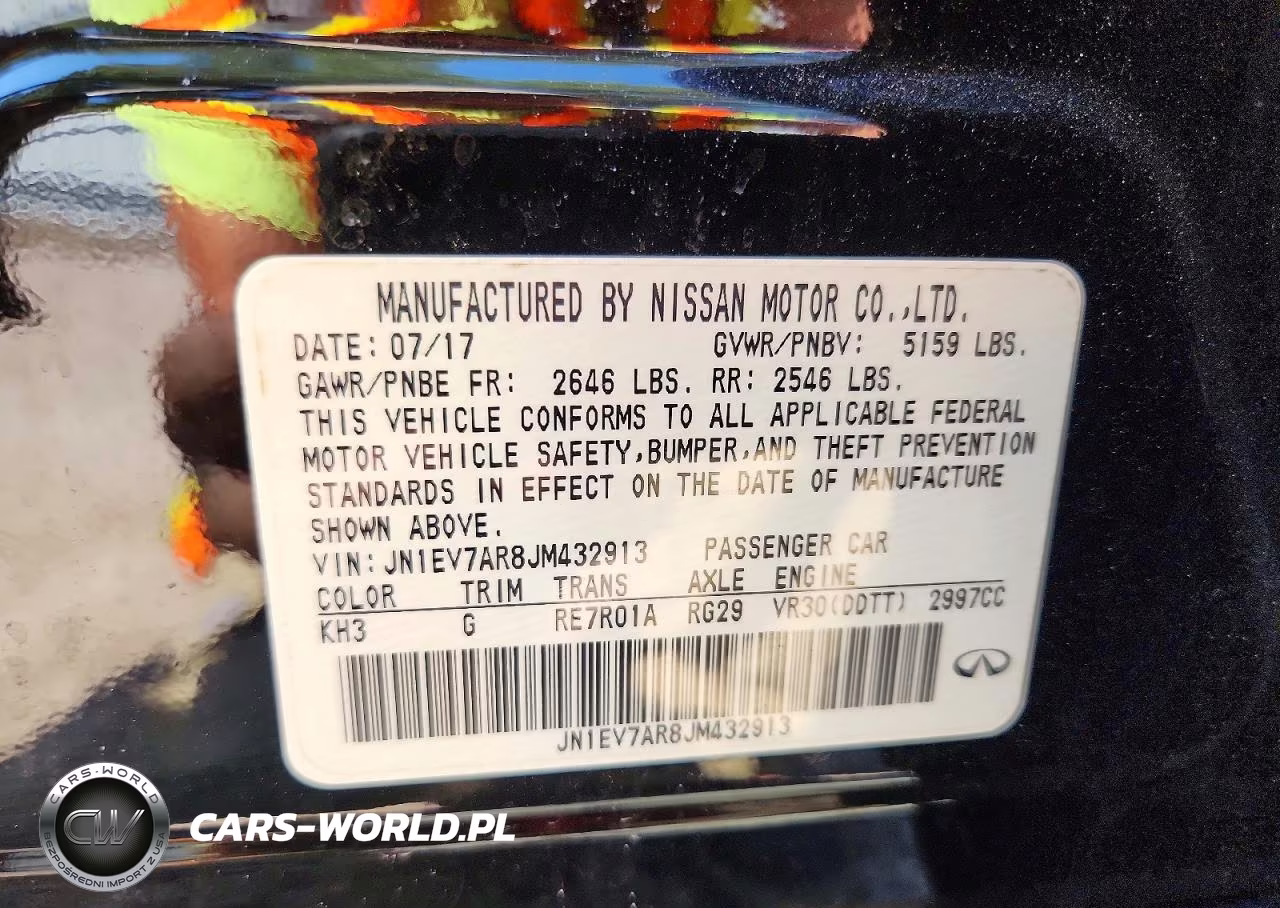 2018 Infiniti Q50 3.0T Luxe VIN:JN1EV7AR8JM432913 - 12