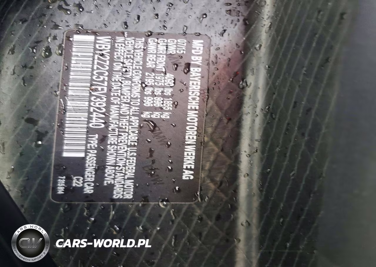 2015 BMW I8 VIN:WBY2Z2C57FV392440 - 12