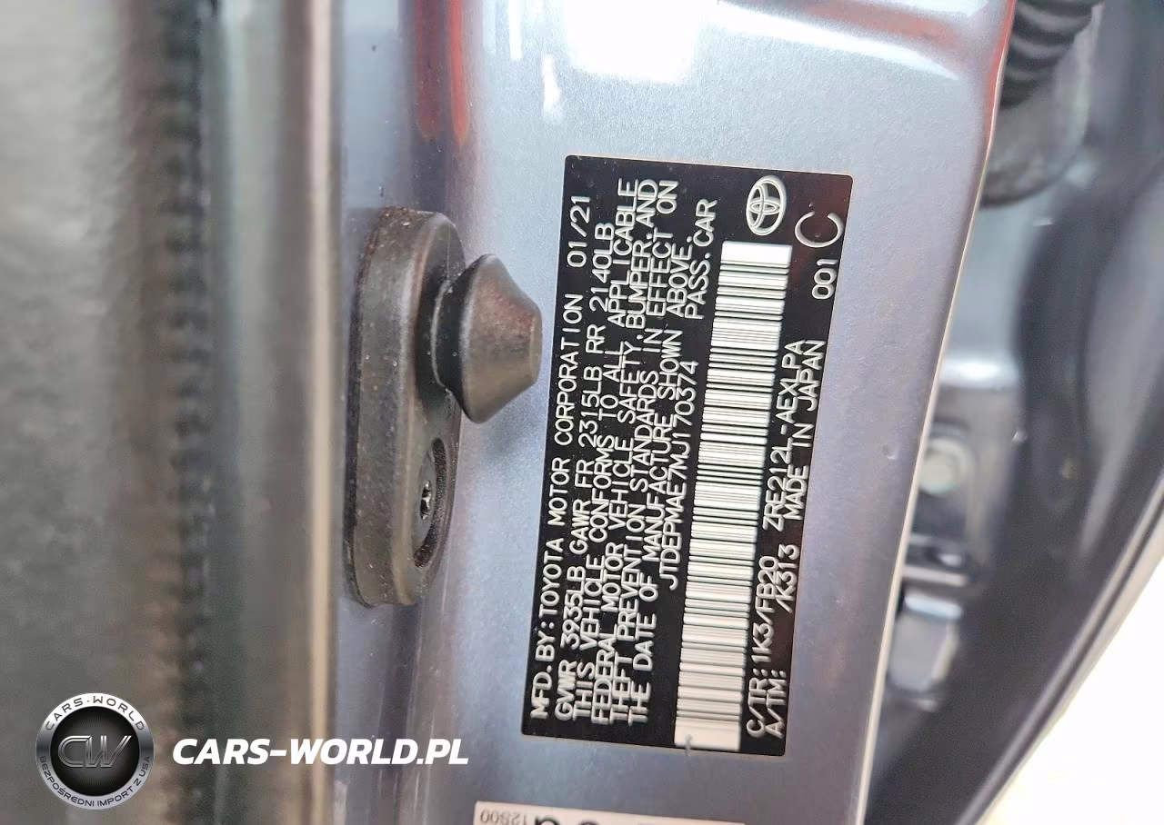 2021 Toyota Corolla Le VIN:JTDEPMAE7MJ170374 - 13