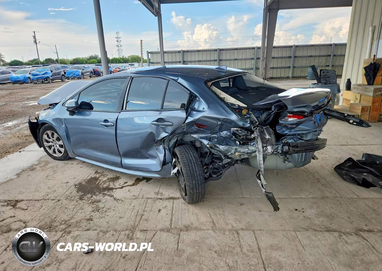 2021 Toyota Corolla Le VIN:JTDEPMAE7MJ170374 - 2
