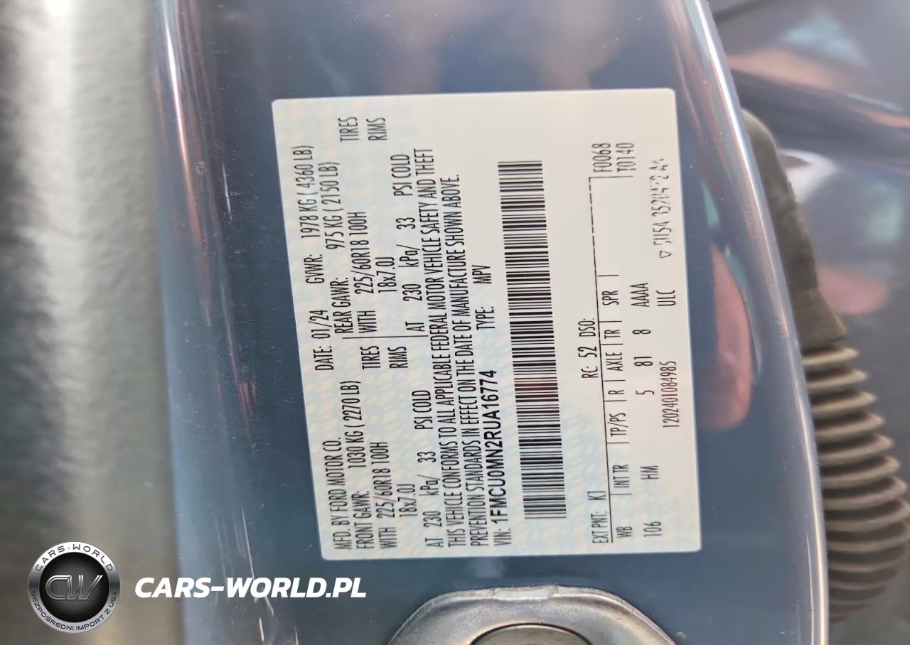 2024 Ford Escape St Line VIN:1FMCU0MN2RUA16774 - 13