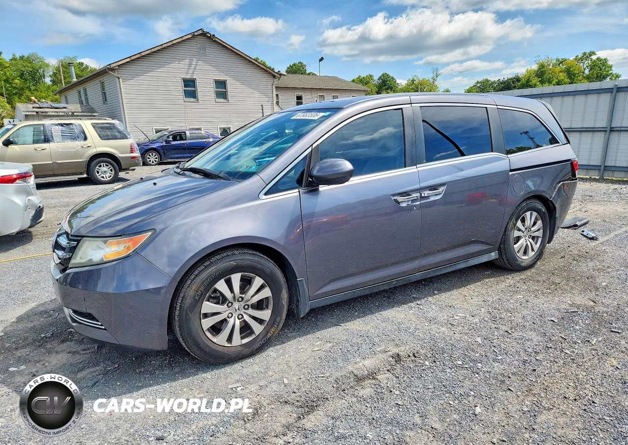 2014 Honda Odyssey Exl VIN:5FNRL5H63EB020899 - 1