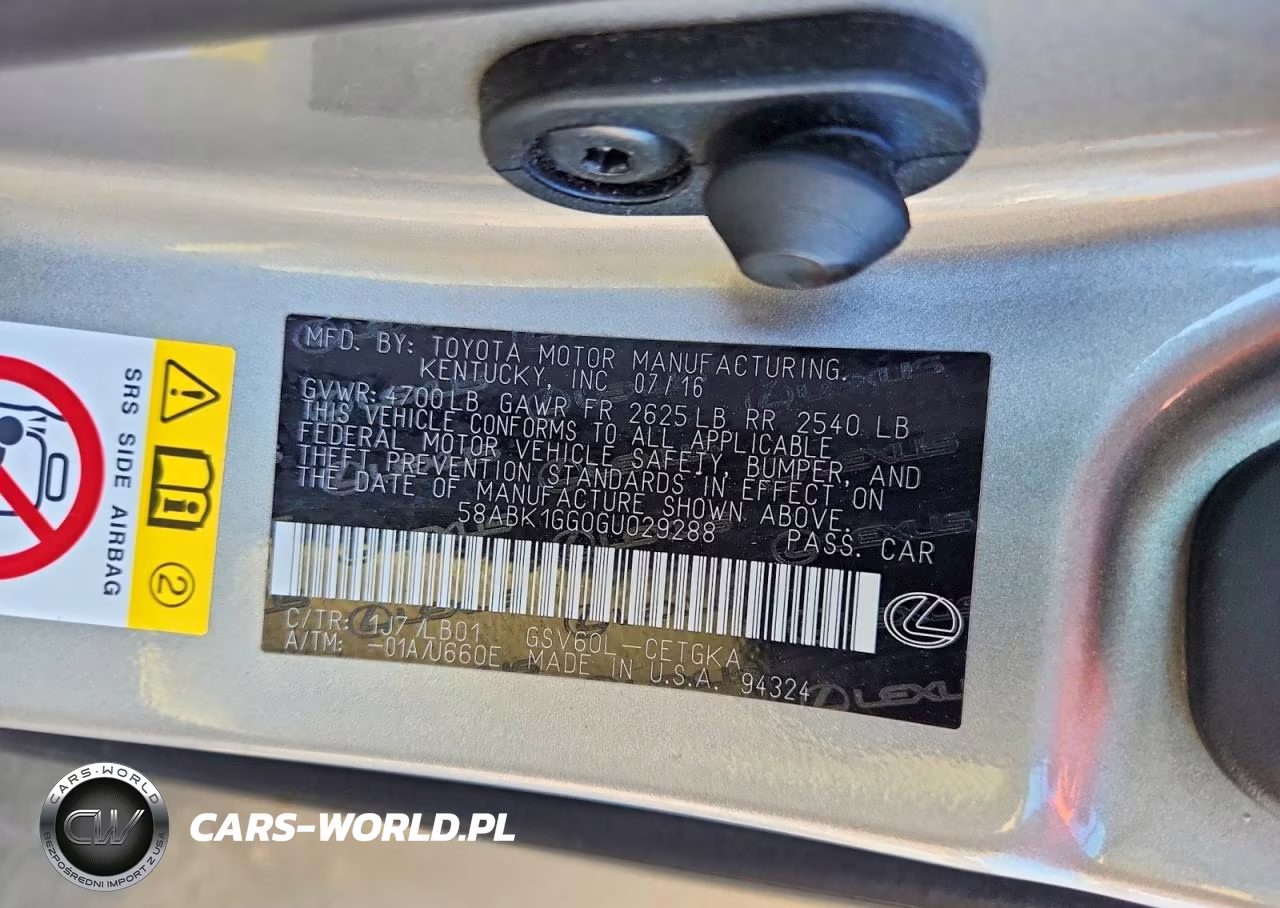 2016 Lexus Es 350 VIN:58ABK1GG0GU029288 - 12