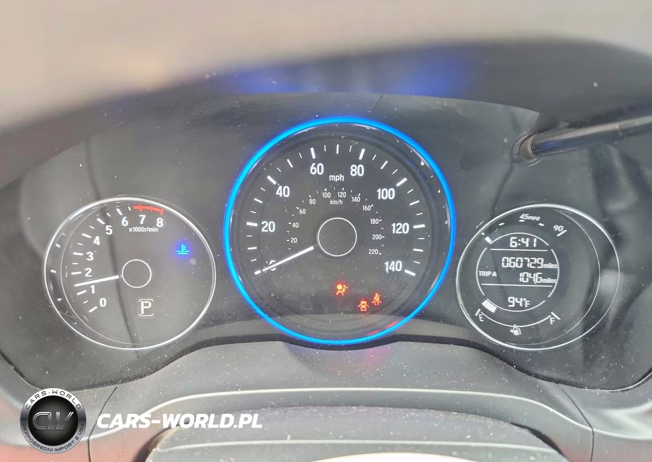 2020 Honda Hr-V Lx VIN:3CZRU6H38LG701506 - 9