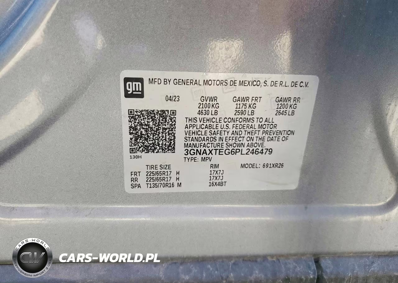 2023 Chevrolet Equinox Lt VIN:3GNAXTEG6PL246479 - 13