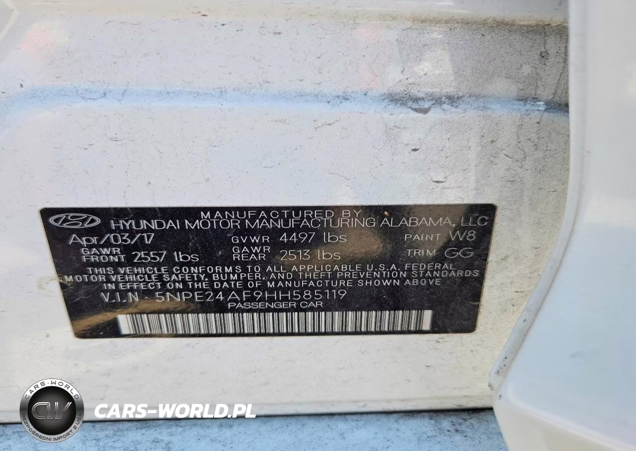 2017 Hyundai Sonata Se VIN:5NPE24AF9HH585119 - 12