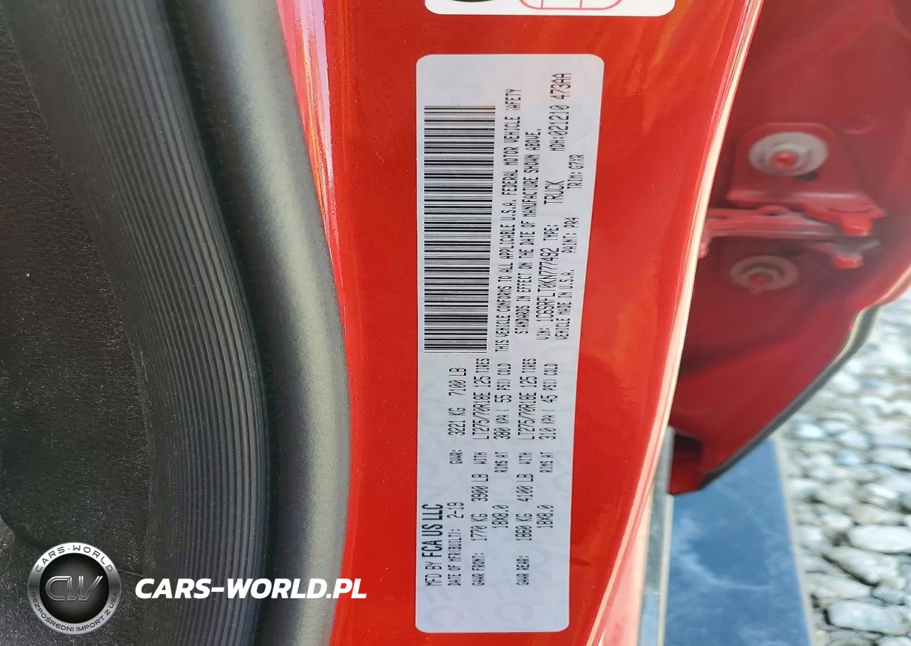 2019 Ram 1500 Rebel VIN:1C6SRFLT0KN777492 - 12