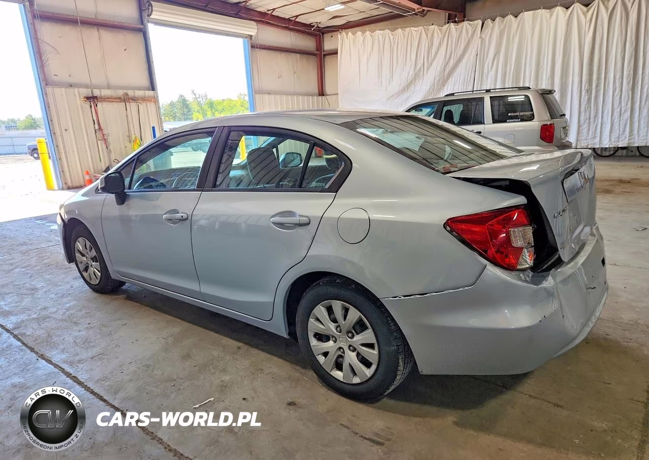 2012 Honda Civic Lx VIN:2HGFB2F50CH510952 - 2