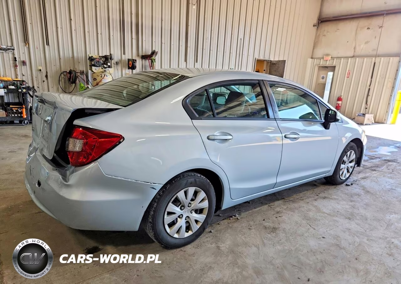 2012 Honda Civic Lx VIN:2HGFB2F50CH510952 - 3