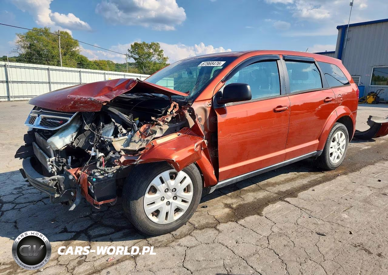 2014 Dodge Journey Se VIN:3C4PDCAB2ET303991 - 1