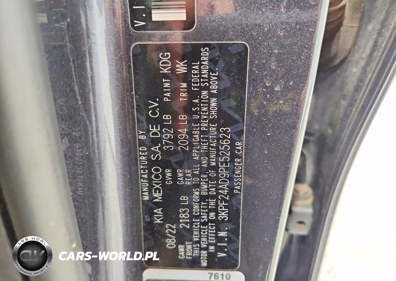 2023 Kia Forte Lxs VIN:3KPF24AD9PE525623 - 13