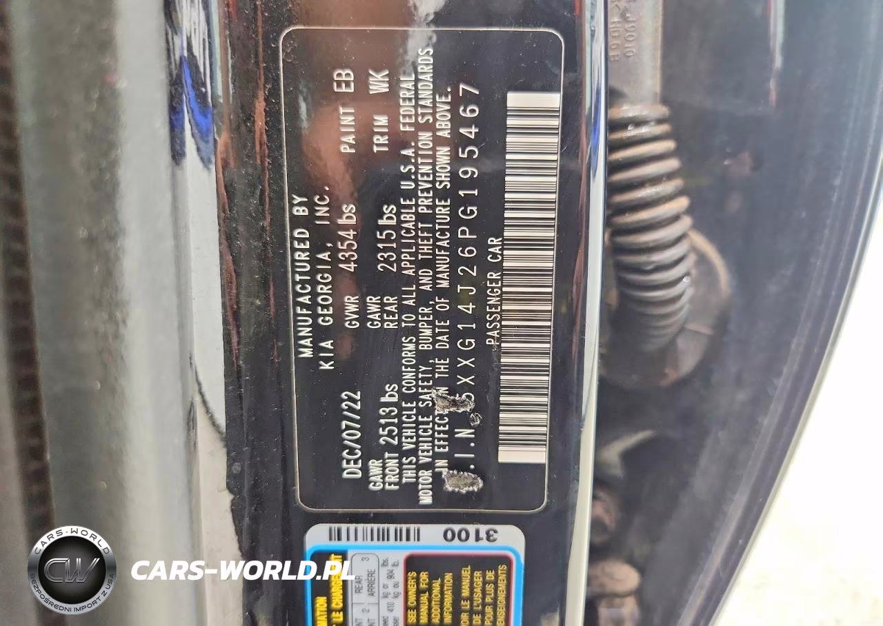 2023 Kia K5 Lxs VIN:5XXG14J26PG195467 - 13